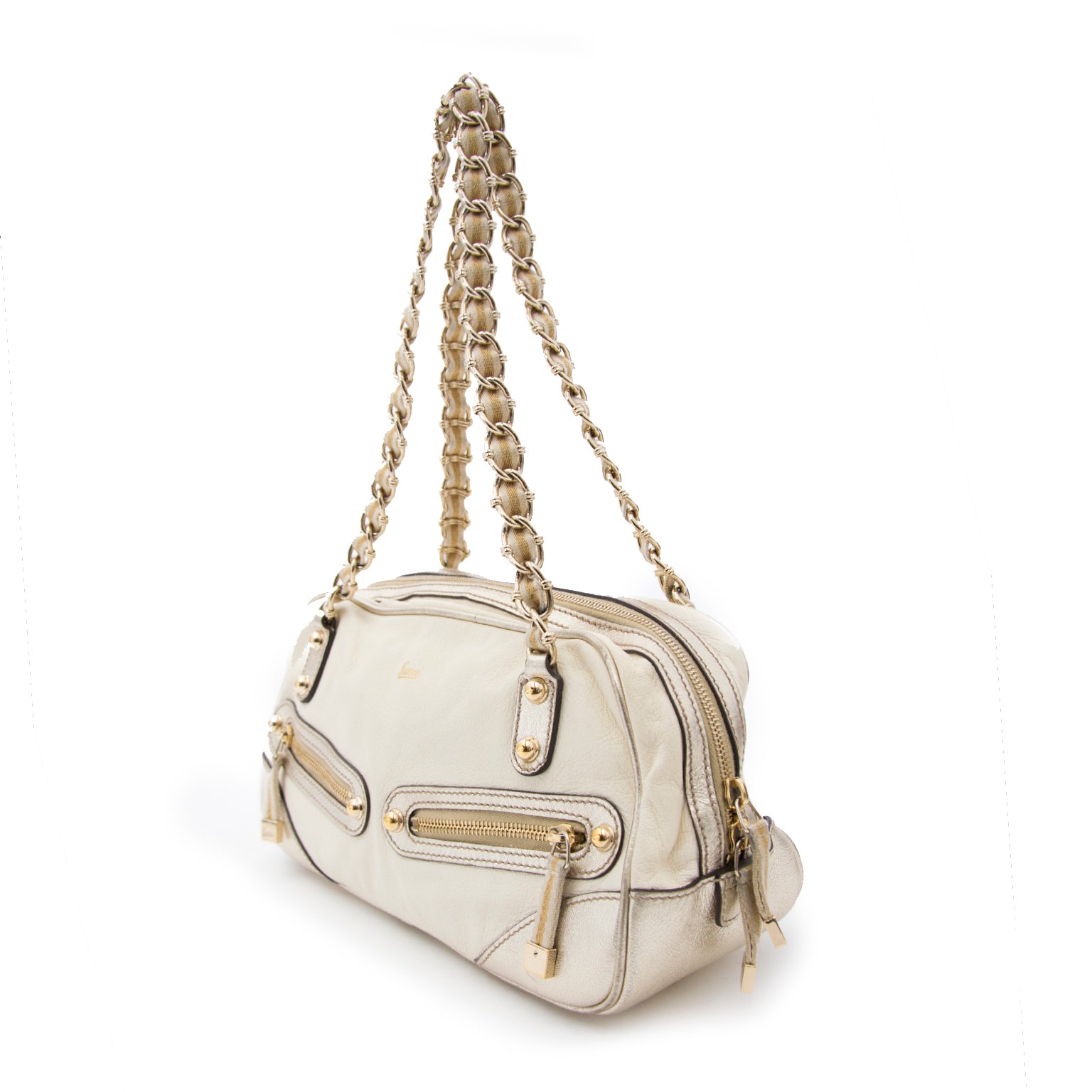 acheter enligne Gucci Gold Cream sac a main