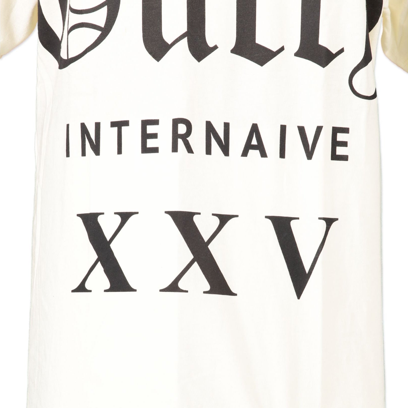 Gucci White Jersey Internaive XXV T-Shirt - size XS