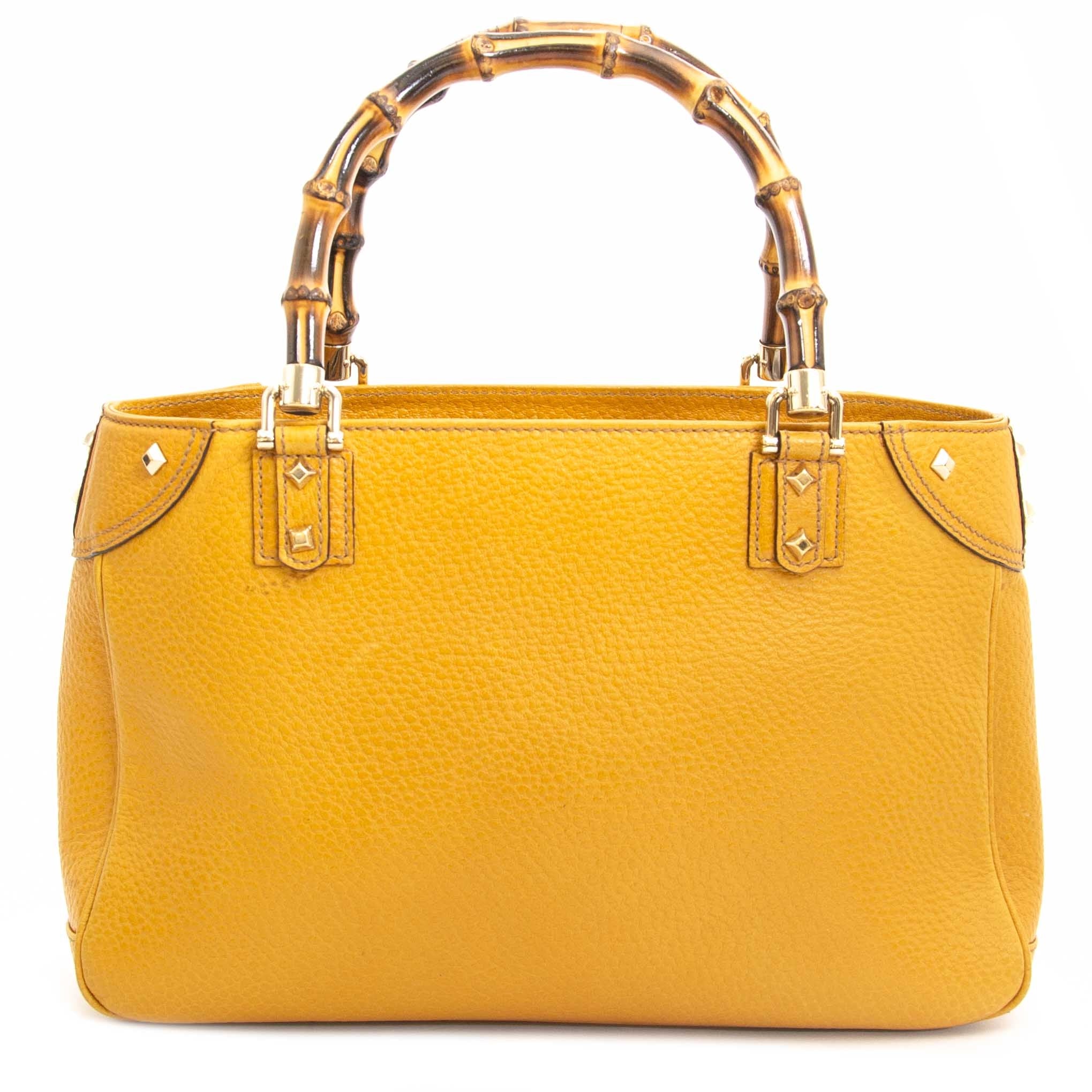 Gucci Yellow Bamboo Bag – Labellov