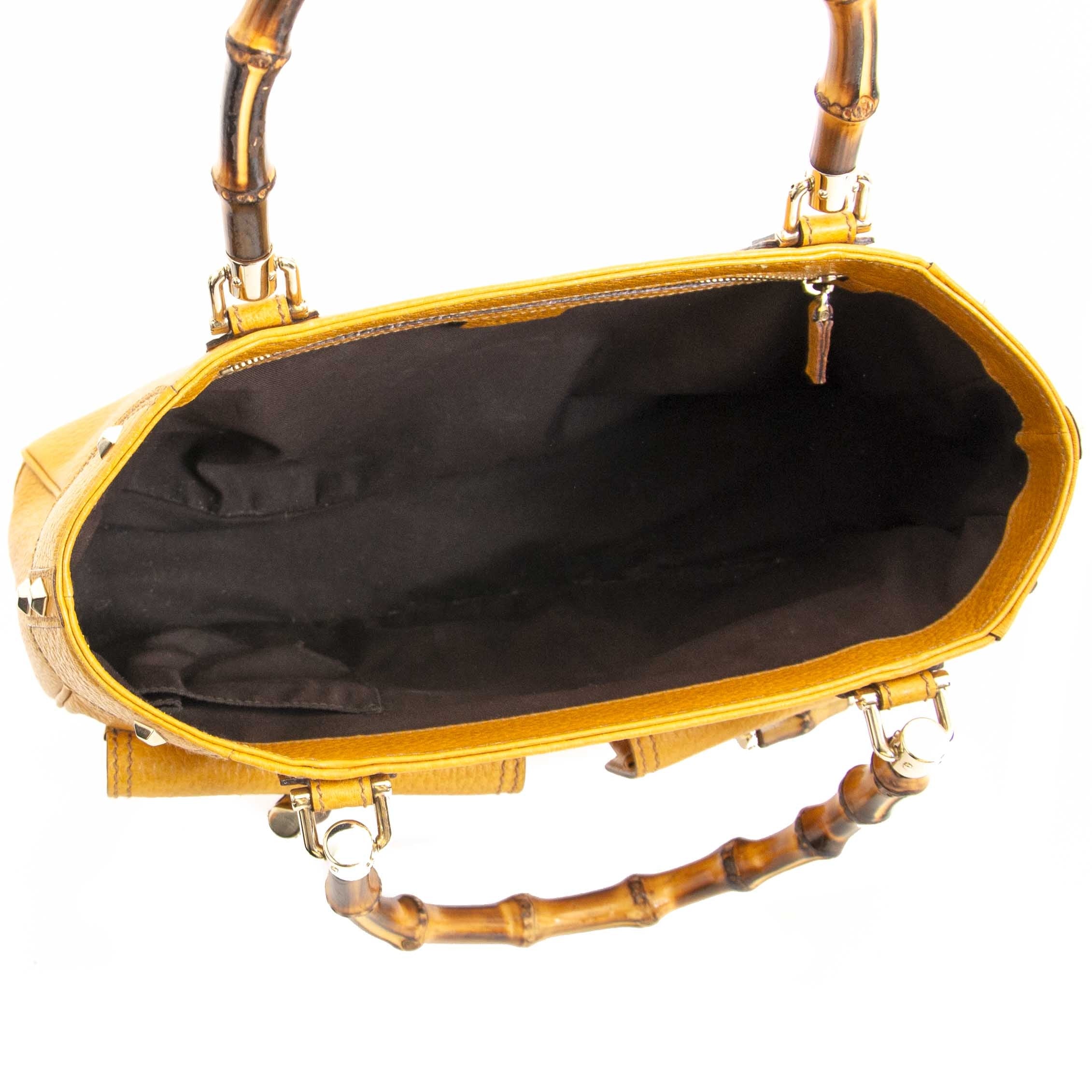 Gucci Yellow Bamboo Bag – Labellov
