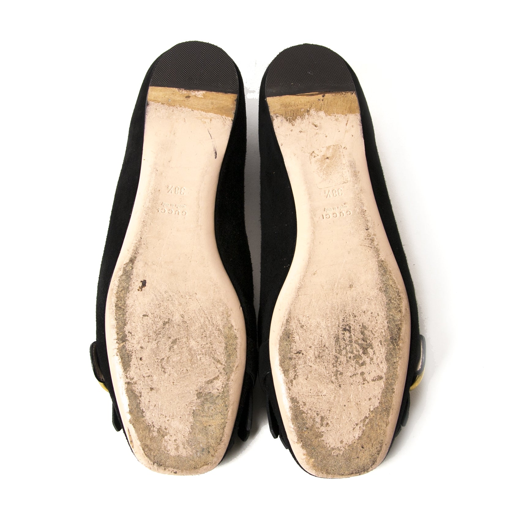 Mocassins plats à franges Gucci Marmont noirs - Taille 38.5