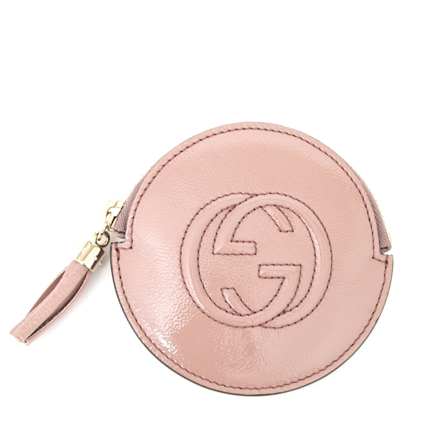 Brand new Gucci soho coin purse in patent leather.