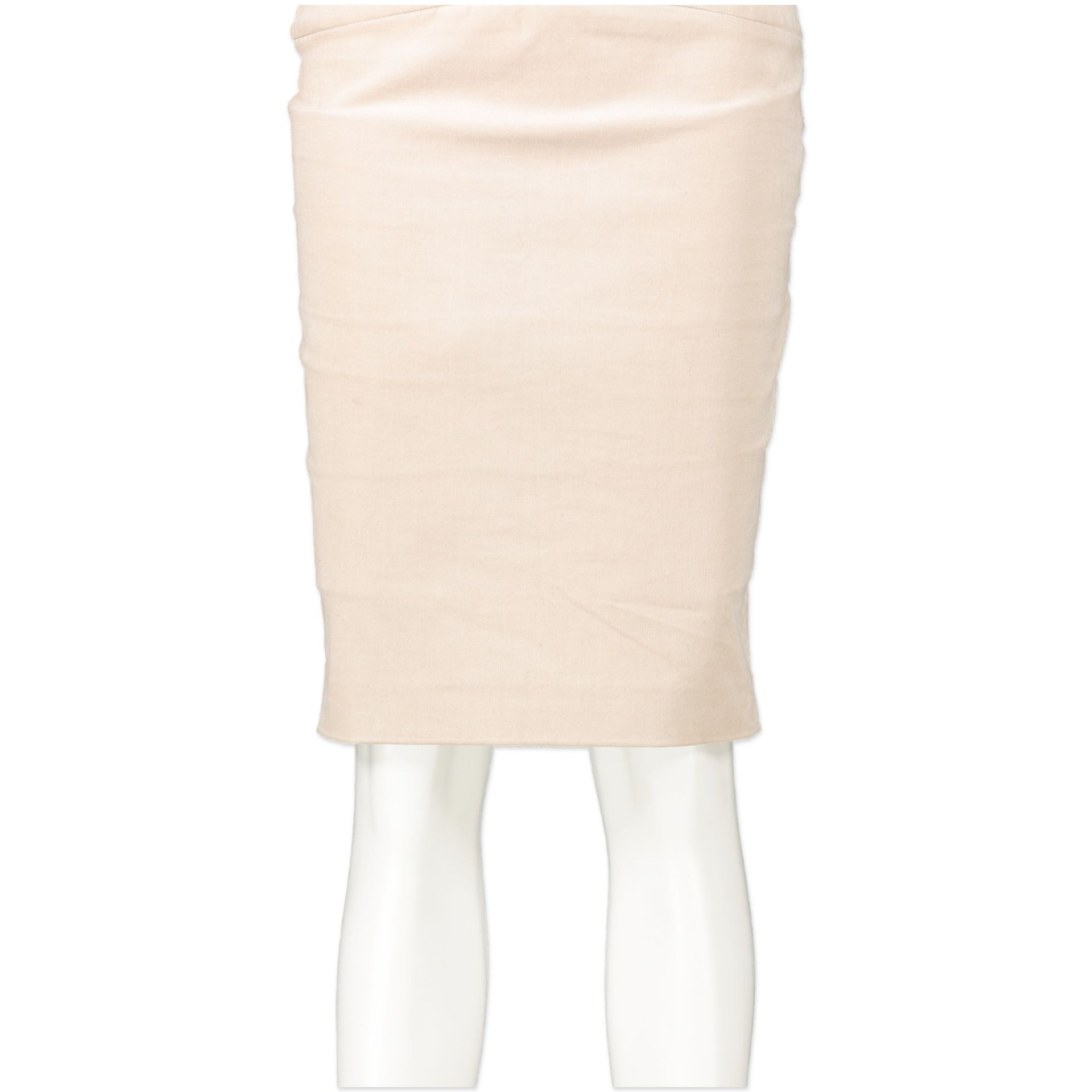 Gucci Beige Velvet Skirt Suit - Size 38