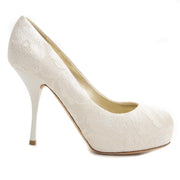 Giuseppe Zanotti White Lace Pump - 37,5 For the best price at LabelLov. Pour le meilleur prix à LabelLOV. Voor de beste prijs bij LabelLOV.