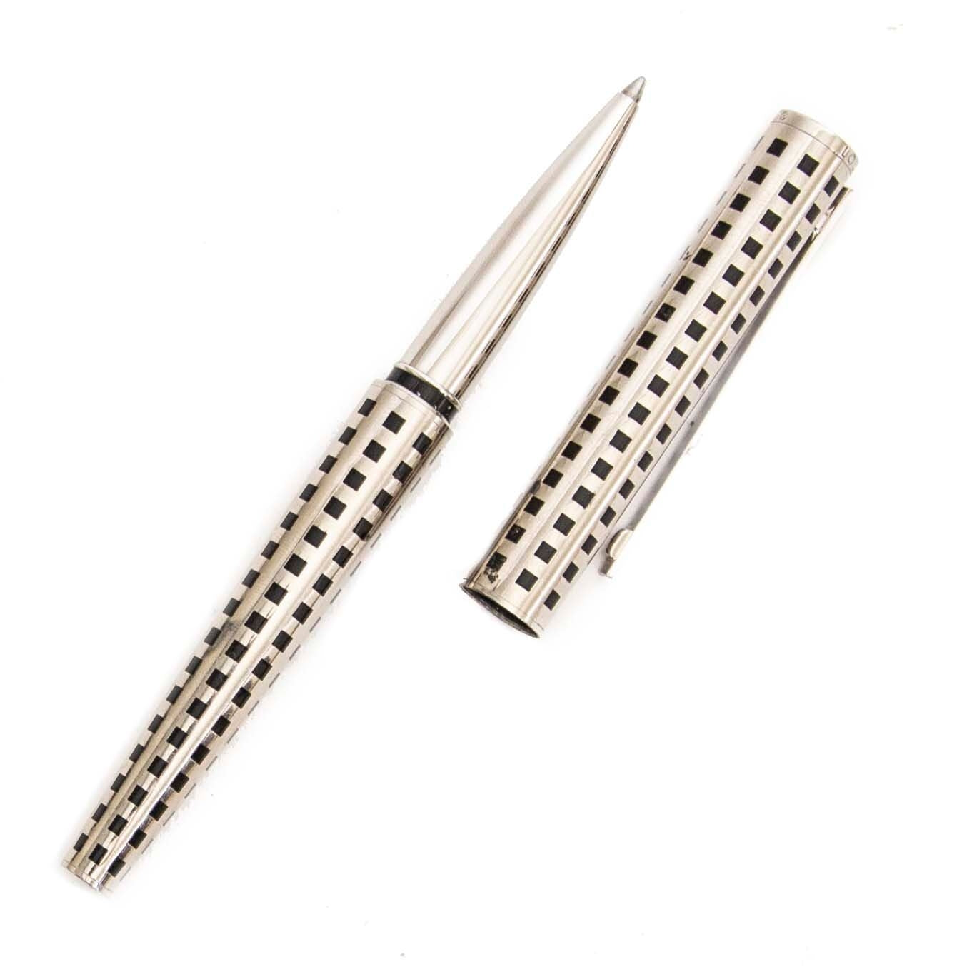 Louis Vuitton Silver-toned Damier Ball Pen