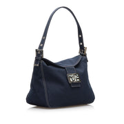 Shop safe online at Labellov in Antwerp, Brussels and Knokke this 100% authentic second hand Fendi Blue Fabric Shoulder Bag