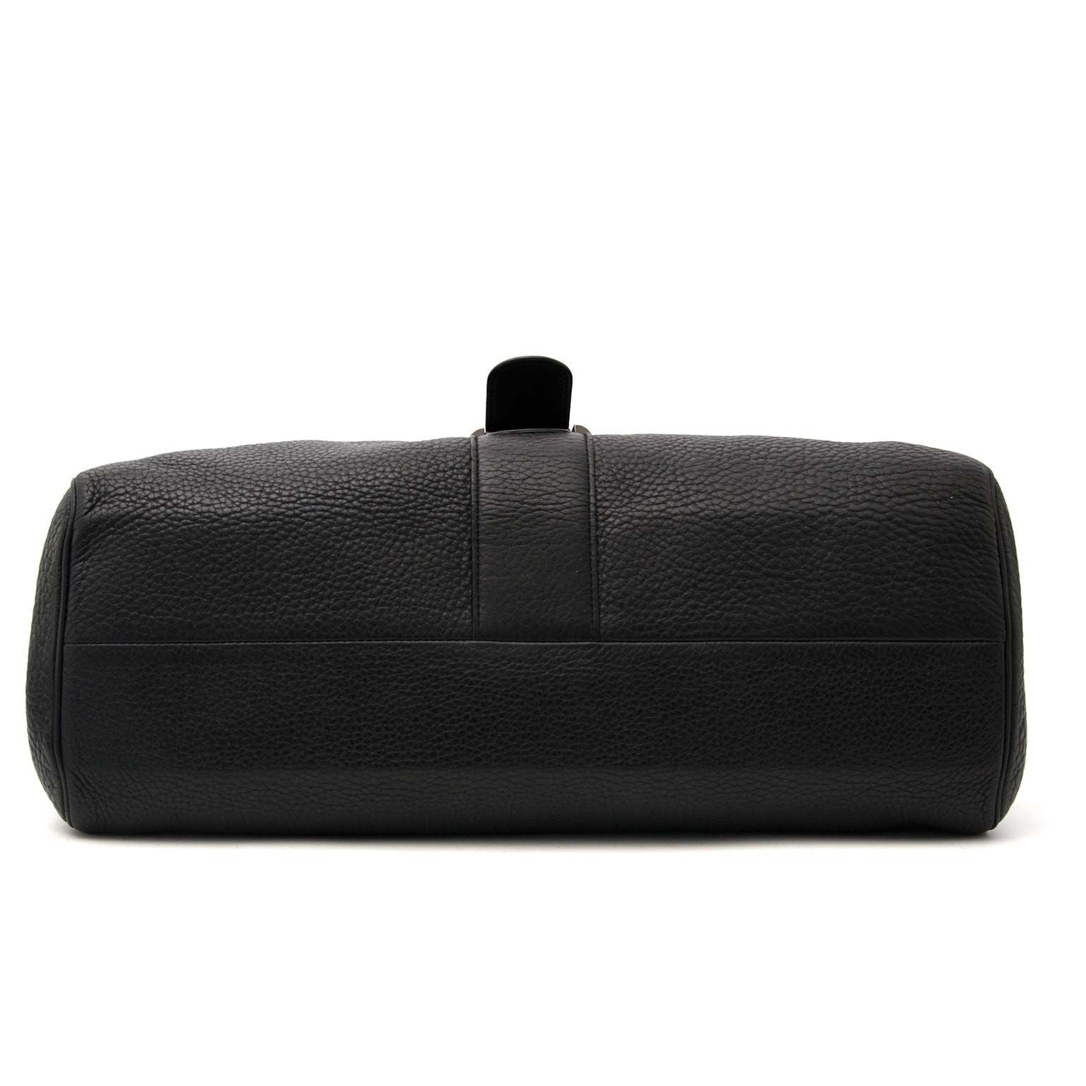 koop Delvaux Black Leather Brillant Baudrier en betaal veilig online