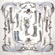buy Hermes Carre Silk Scarf A propos De Bottes at labellov for a good price