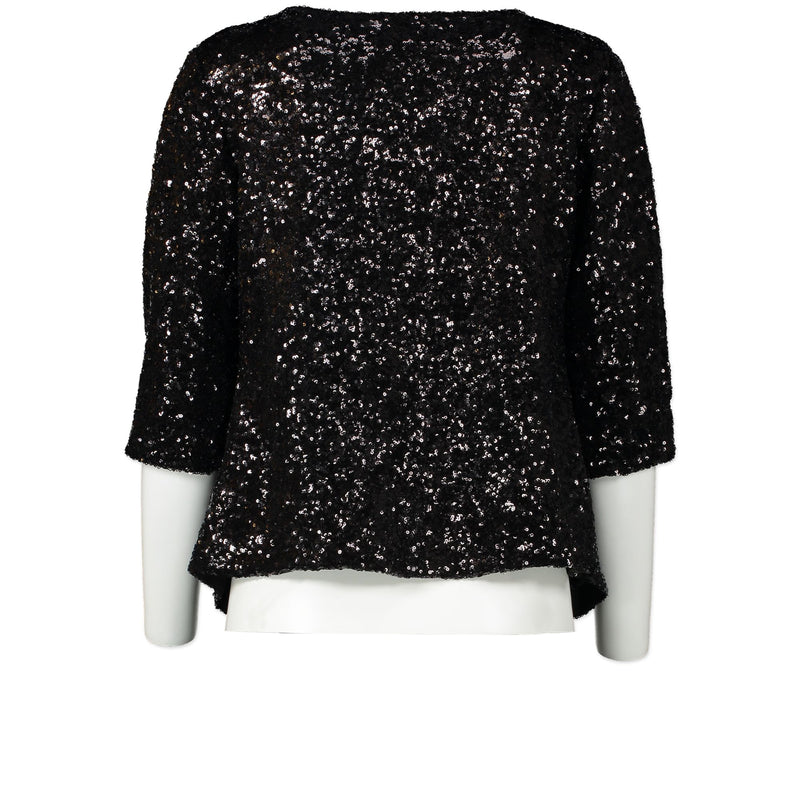 Halston Heritage Sequin Vest - US4