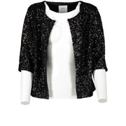 Halston Heritage Sequin Vest - US4