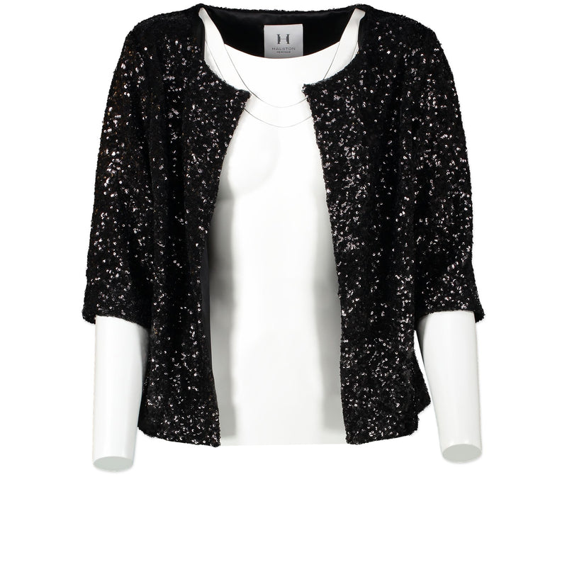 Halston Heritage Sequin Vest - US4