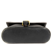 Delvaux Green Blue Leather Crossbody Bag
