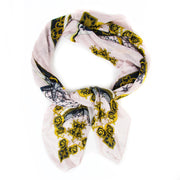Versace Pink SIlk and Modal Scarf