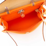 Are you looking Hermès Herbag Zip 31 cm in orange toile officier and vache hunter