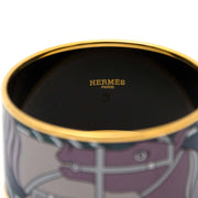 shoçp safe online at the best price secondhand Hermès Printed Enamel Bangle Bracelet