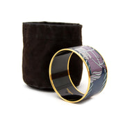 shoçp safe online at the best price secondhand Hermès Printed Enamel Bangle Bracelet
