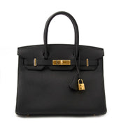 Hermès Birkin 30 togo Black now online at labellov.com, shop safe online at labellov