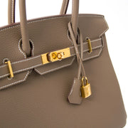 Hermès Birkin 30 Etoupe Togo GHW for sale online at Labellov secondhand luxury