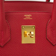 koop bij labellov.com, de webwinkel voor al uw designer handtassen. Hermès Birkin 30 Togo rouge vif nu online