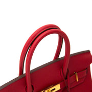 skip the waitlinglist and buy your hermes birkin 30 togo rouge vif now online at labellov.com