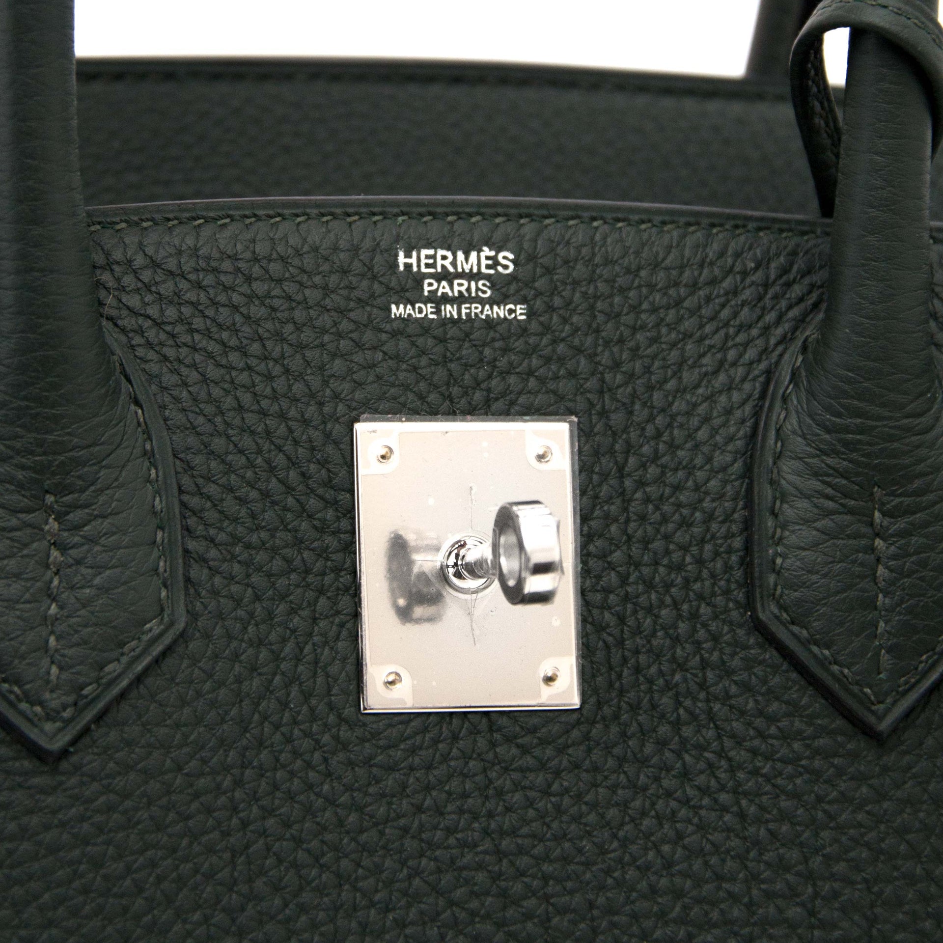 *JAMAIS UTILISÉ* Hermès Birkin 30 Togo Vert Fonce PHW