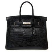 collectors item 3skin Hermes Birkin 35 Alligator