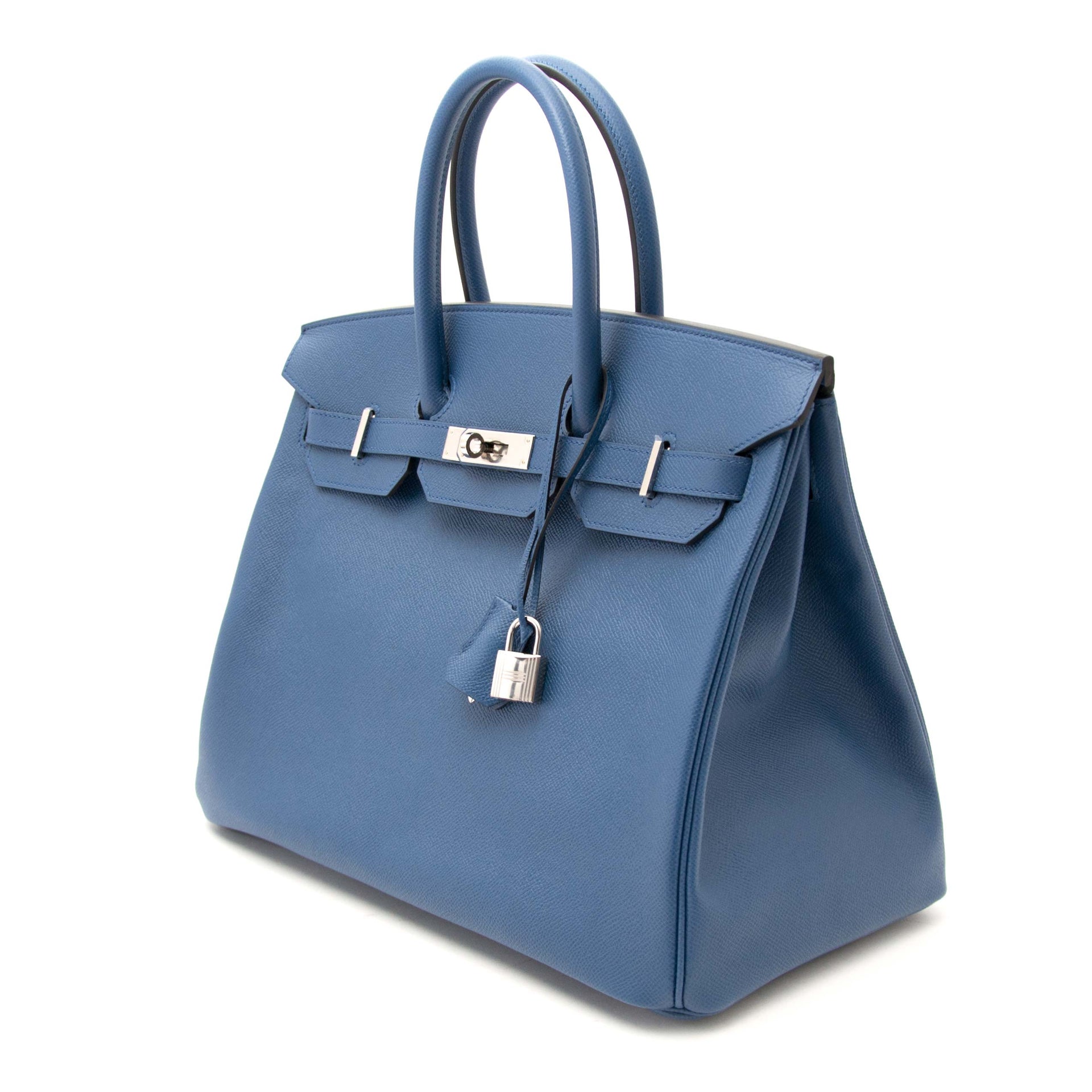 shop safe and secure online at labellov.com hermes birkin 35 epsom blue agathe