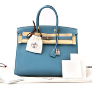 achter enligne pour le meimmeur prix 1000% As New Hermes Birkin Blue Jeans Togo 35