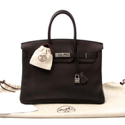 koop veilig online aan de beste prijs Hermes Birkin 35 Togo Chocolat Chevre Pigmente PHW