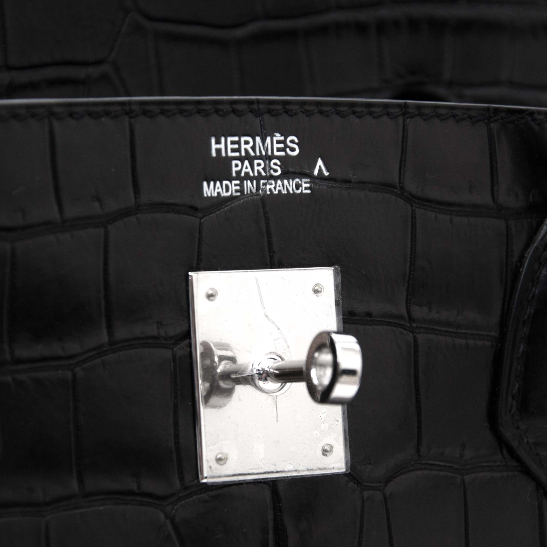Hermès Birkin 40 Crocodile Porosus Matte Black PHW for sale online