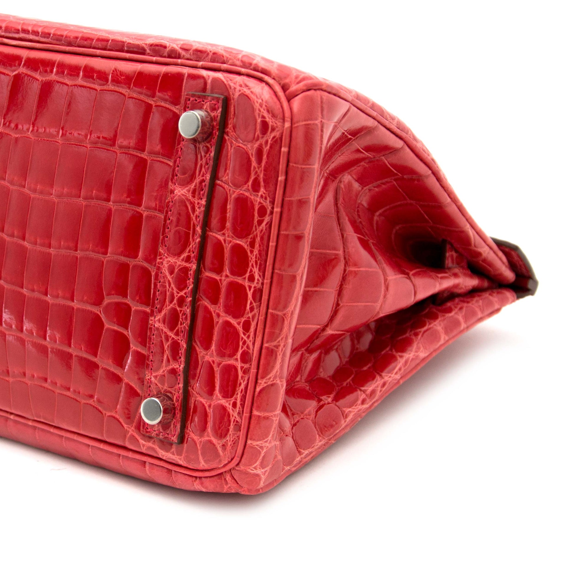 Hermès Birkin 30 Crocodile Niloticus Lisse Géranium