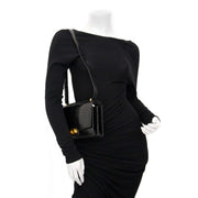 searching for a luxury collectors item Vintage Hermes Black Croco 'Sac Ring' Shoulder Bag