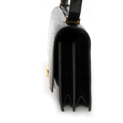 searching for a luxury collectors item Vintage Hermes Black Croco 'Sac Ring' Shoulder Bag