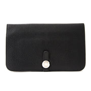 shop safe online seconde main Hermès Dogon Black Wallet for the best price