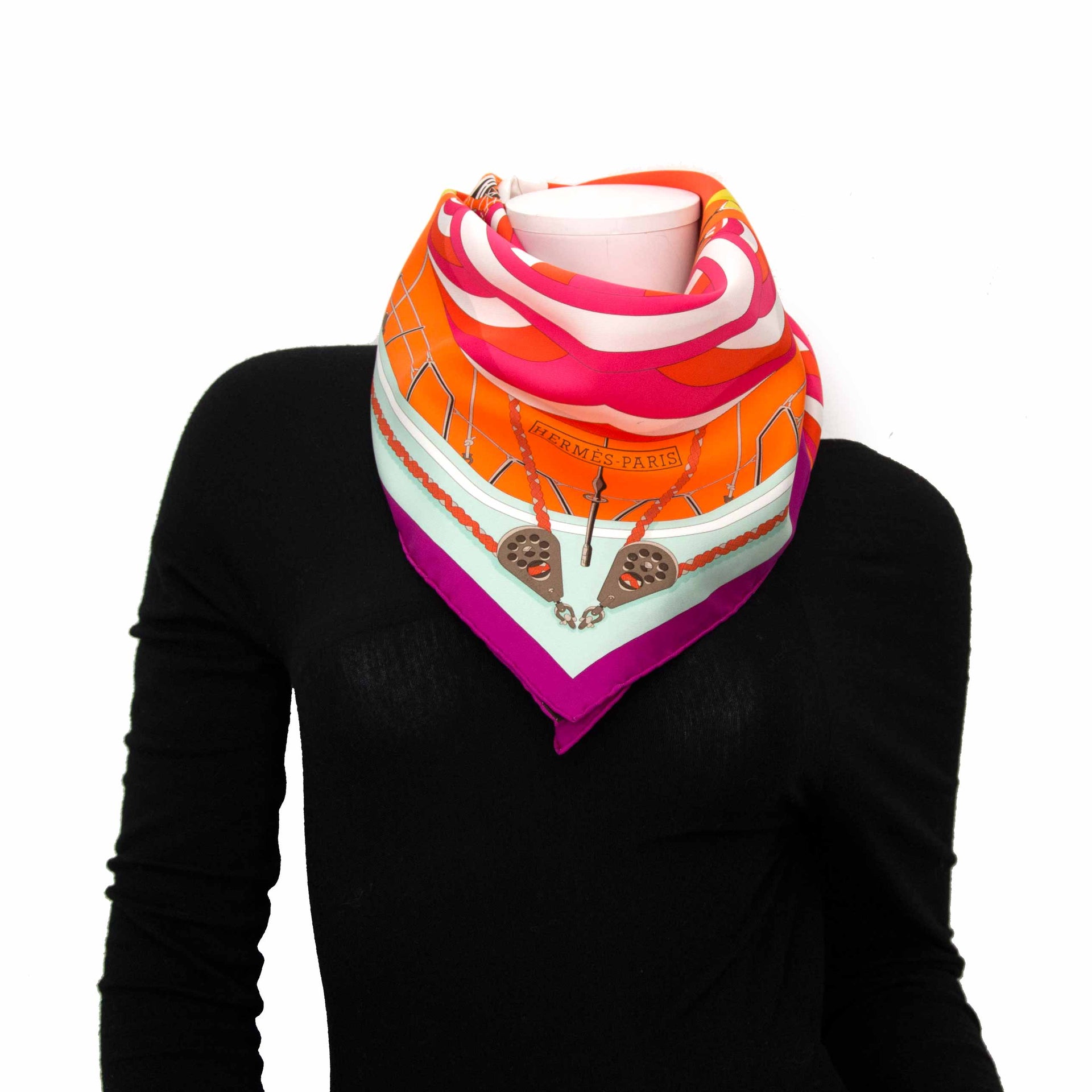 koop shop safe online Hermes carré Spinnakkers