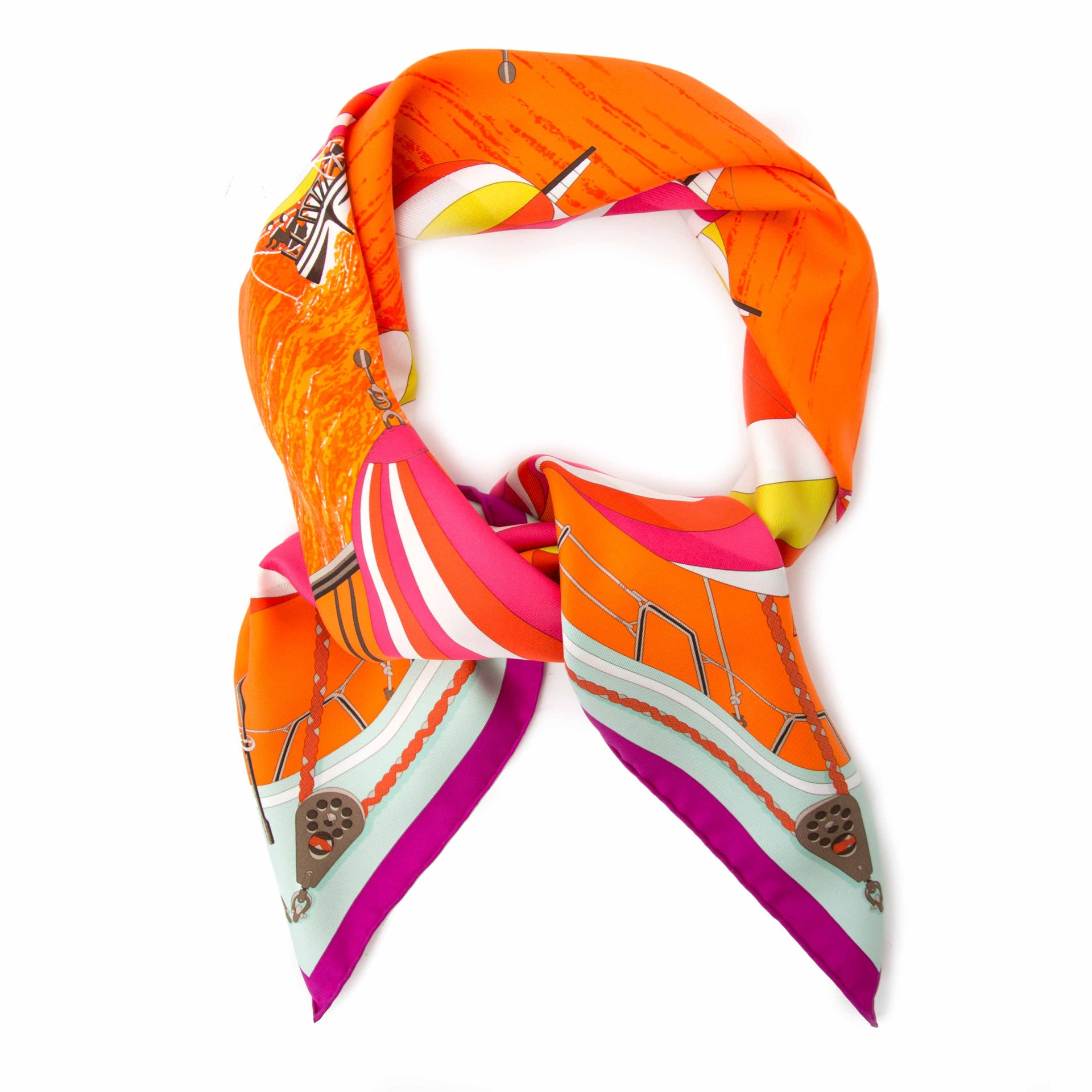 acheter en ligne pour le meilleur prix Hermes carré Spinnakkers