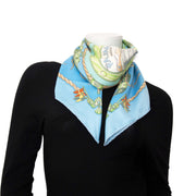 shop safe online your secondhand Hermès Silk Scarf Carré 'Railing'.
