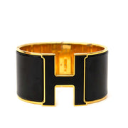 acheter en ligne seconde main Hermes All Black Clic Clac H Bracelet