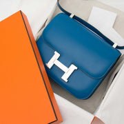 searching for a secondhand Never Used Hermes Constance III 24 Bleu Izmir Veau Tadelakt PHW