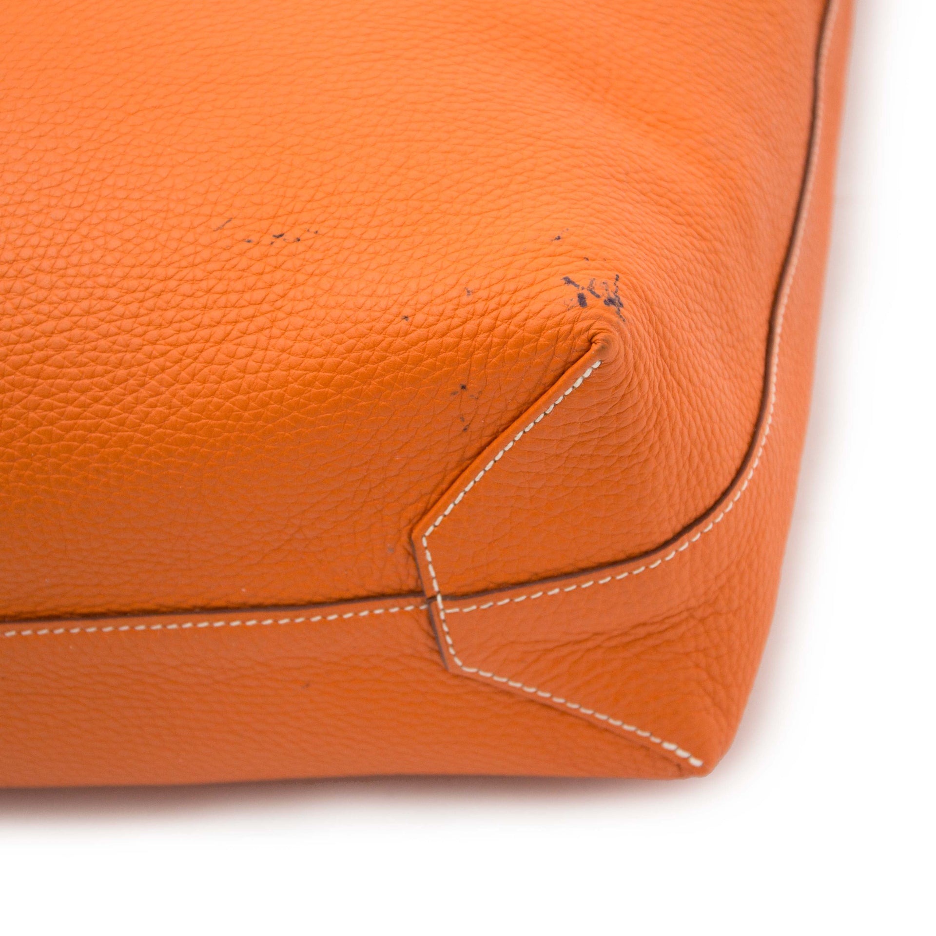 Hermès Double Sens 45 Goud/Oranje Clemence