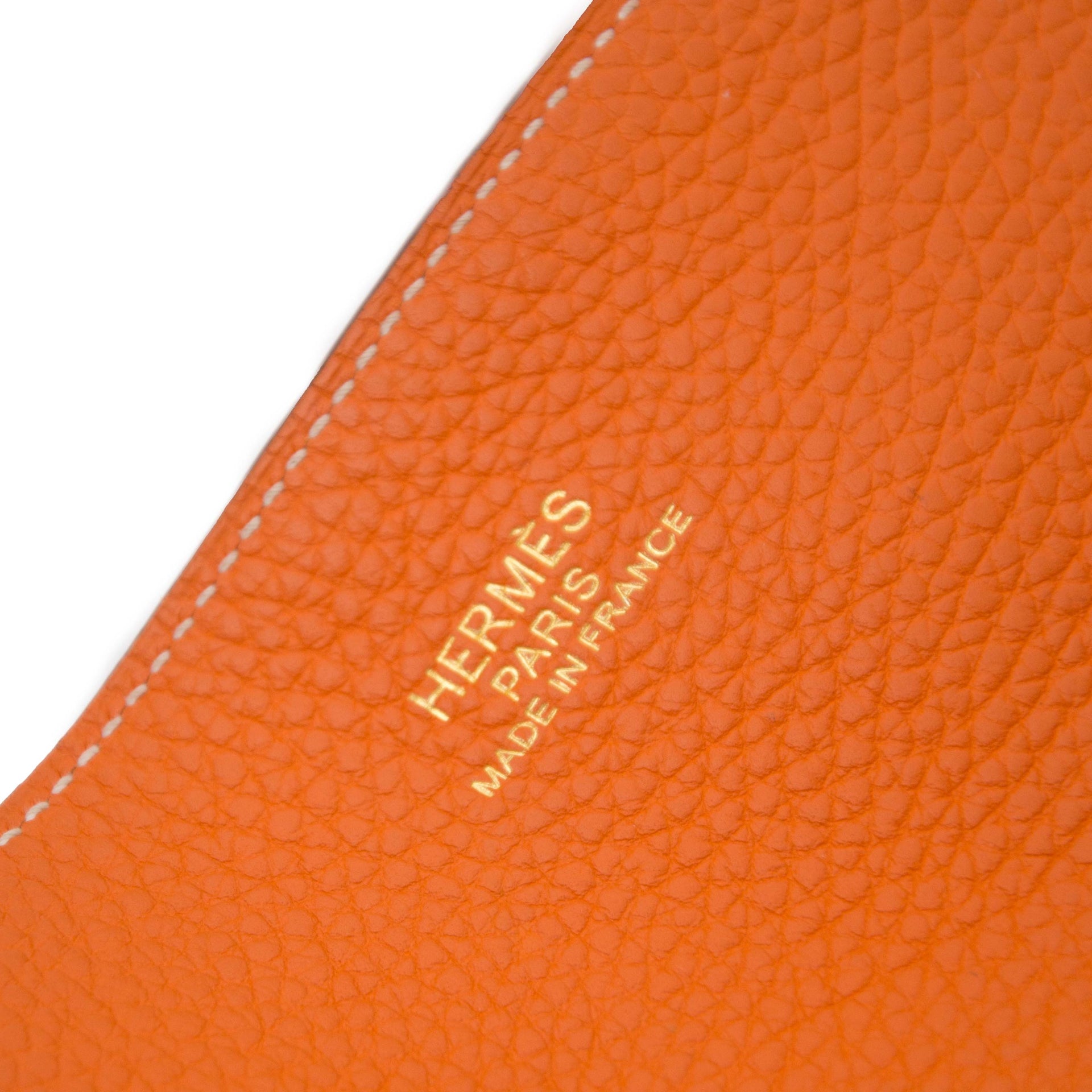 Hermès Double Sens 45 Goud/Oranje Clemence