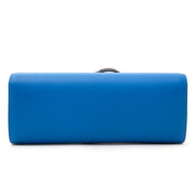 comme neuf Brand New Hermes Pochette Egee Blue Hydra Veau Evercolor