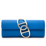 acheter en ligne pour le meilleur rpix Brand New Hermes Pochette Egee Blue Hydra Veau Evercolor