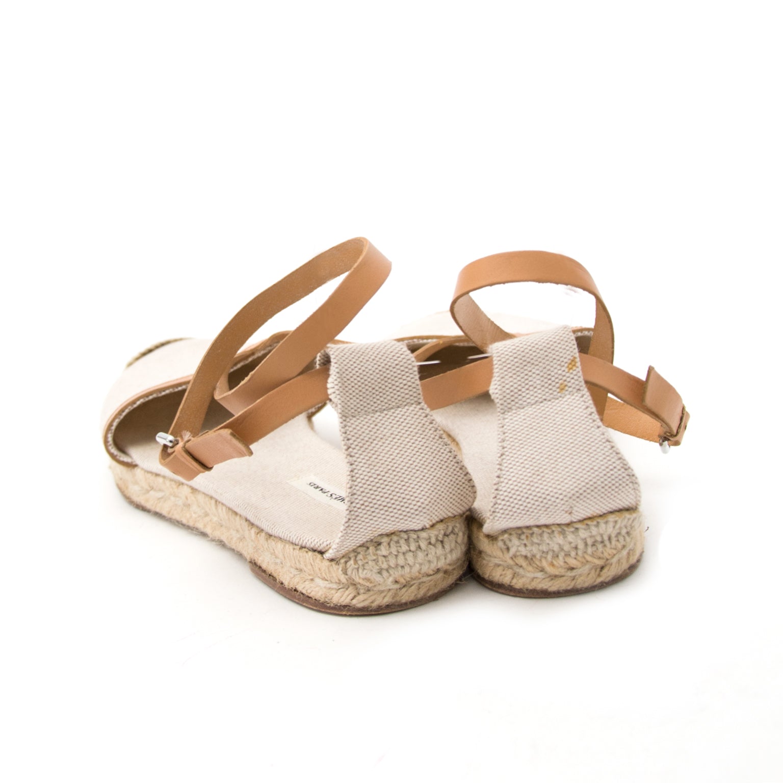 Koop en verkoop uw authentieke Hermès Toile and Cuir Espadrilles