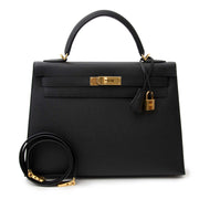 hermes kelly black epsom 32 ghw now online at labellov.com, no waitinglist, get it now!