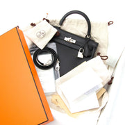 skip the waitinglist Never Used Hermes Kelly 25 Black Swift PHW