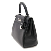 looking for a secondhand Never Used Hermes Kelly 25 Black Swift PHW? online webshop labellov