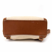 koop online jou tweedehands Rare Hermes Toile H and Noisette Barenia Kelly Ado Backpack
