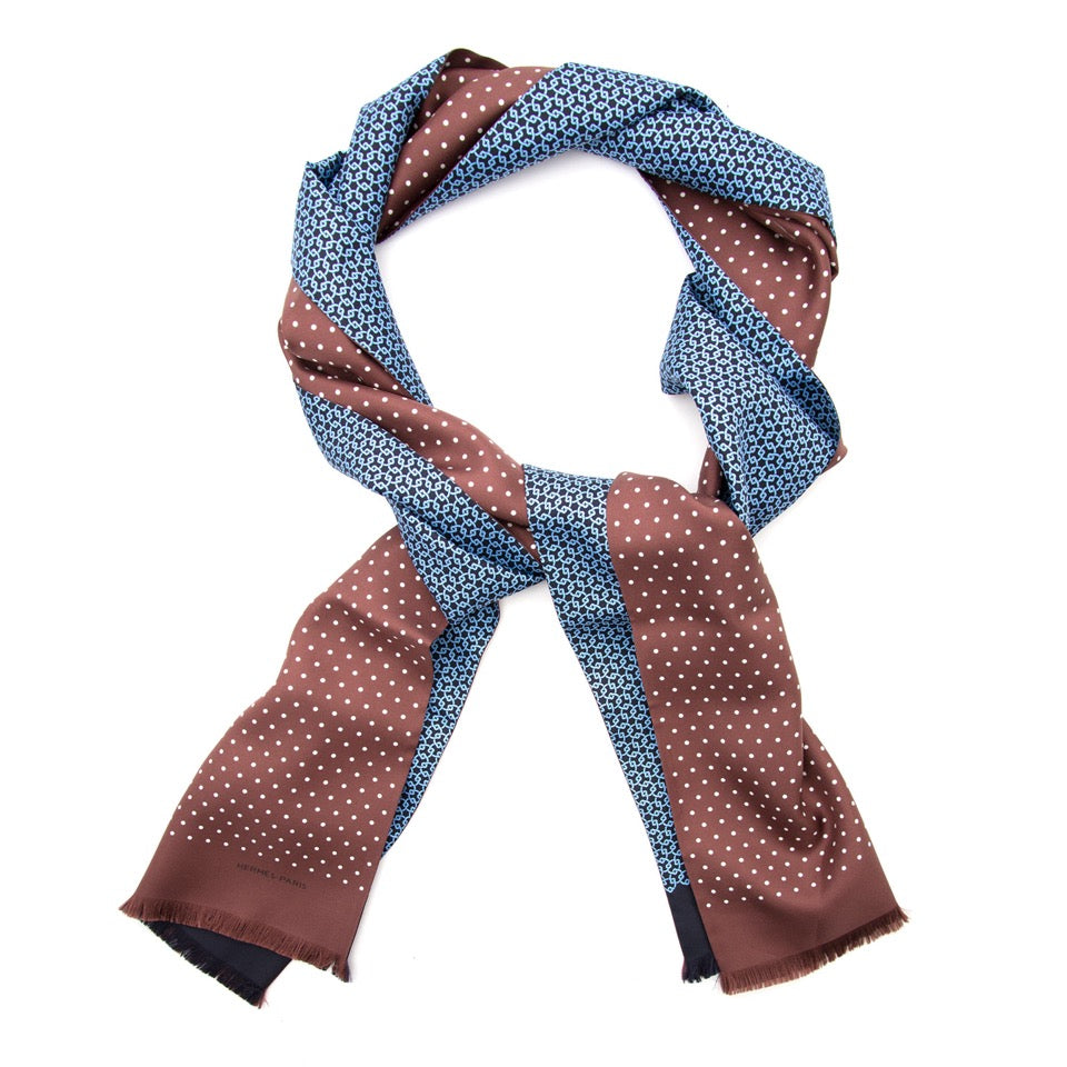 Hermès Silk Printed Scarf for the best price online available.