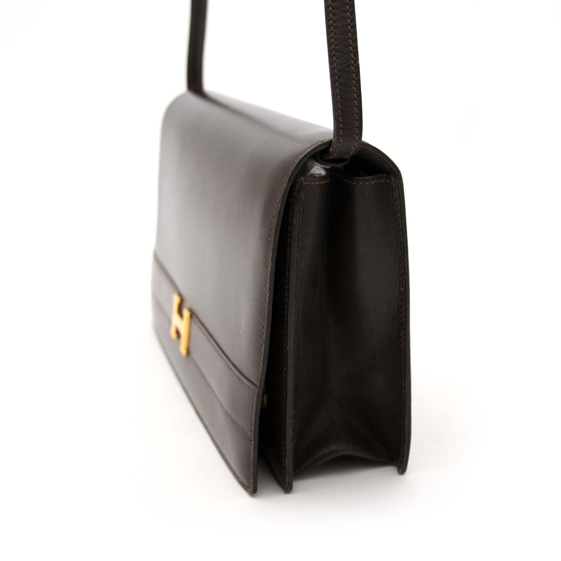 Hermès vintage brown shoulder bag